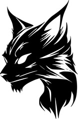 Wildcat | Minimalist and Simple Silhouette - Vector illustration