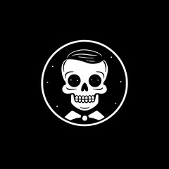 Skeleton | Black and White Vector illustration
