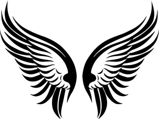 Obraz premium Angel Wings - High Quality Vector Logo - Vector illustration ideal for T-shirt graphic