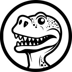 Dino - High Quality Vector Logo - Vector illustration ideal for T-shirt graphic