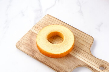 ドイツのケーキのバウムクーヘン
