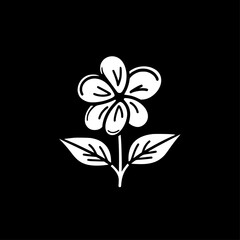 Flower - High Quality Vector Logo - Vector illustration ideal for T-shirt graphic