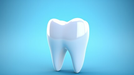 teeth on a blue background