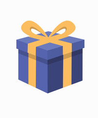 Gift box blue