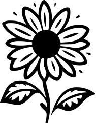 Flower - High Quality Vector Logo - Vector illustration ideal for T-shirt graphic