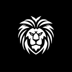 Lion | Minimalist and Simple Silhouette - Vector illustration