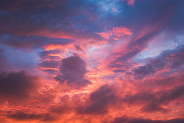 sky with clouds