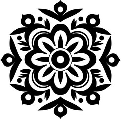 Mandala - High Quality Vector Logo - Vector illustration ideal for T-shirt graphic