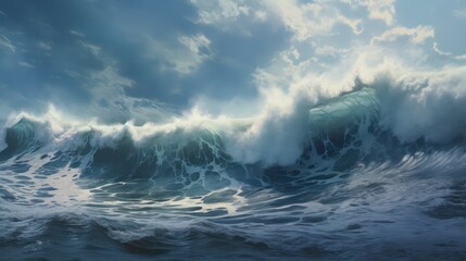 Fototapeta premium storm over the ocean