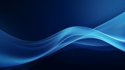 Mesmerizing abstract dark blue wavy wave background with elegant lines design - artistic composition for creative projects
