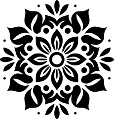 Mandala - High Quality Vector Logo - Vector illustration ideal for T-shirt graphic