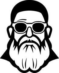 Papa - High Quality Vector Logo - Vector illustration ideal for T-shirt graphic