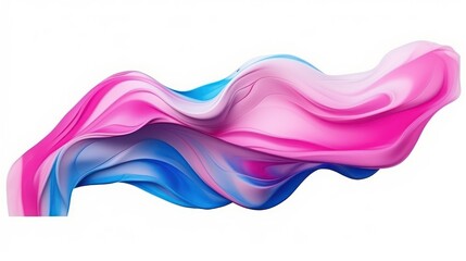 Minimalistic colorful abstract 3d fluid web banner background