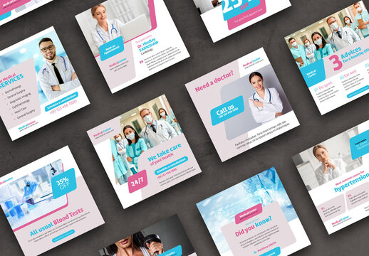 Medical Healthcare Social Media Post