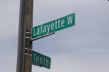 Detroit street sign