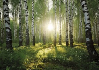 Fototapeta premium Serene Scenes: Landscape Prints and Wallpapers