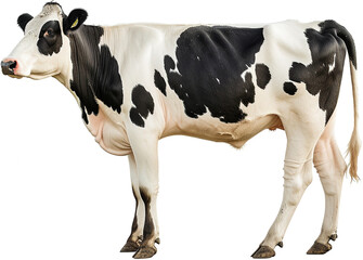 Moo-ment of Art: An Illustration of a Dairy Cow
