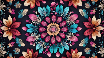 Seamless floral pattern, Seamless floral background, flower pattern background, flower pattern illustration. flower texture wallpaper