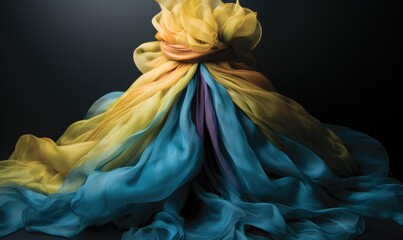 Luxury accessories and cloth with dark style photography