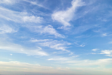 Majestic sunset with moody clouds
