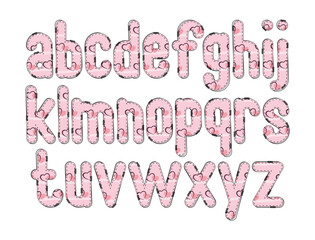 Versatile Collection of Sweetheart Alphabet Letters for Various Uses