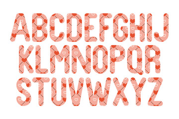 Versatile Collection of Romantica Alphabet Letters for Various Uses