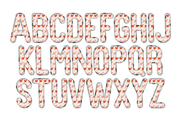 Versatile Collection of Romance Alphabet Letters for Various Uses