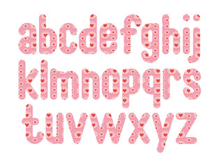 Versatile Collection of Love Chat Alphabet Letters for Various Uses