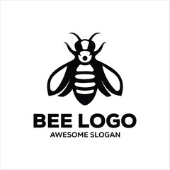 vector bee Animal illustration logo design Template