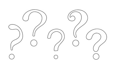 Question mark. Question