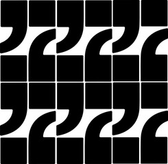 Retro black and white geometric pattern background. Trendy bauhaus pattern backgrounds op-art set. compositions for wall decoration, postcard or brochure cover design in vintage style art. EPS8 vector