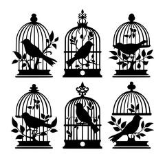 Bird Cage, cage svg, cage png, T shirt, clipart, png, svg, eps, jpg, vector, flower, floral, pattern, nature, illustration, leaf, vintage, art, plant, drawing, flowers, design, seamless, black, decora