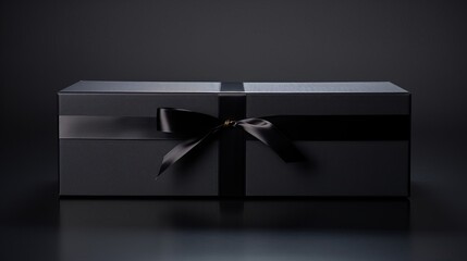 Sleek softly lit black box revealing elegant jewelry inside
