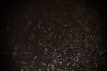 Abstract black bokeh