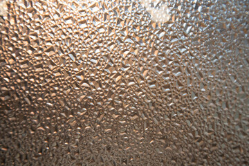 close-up photo of stained glass Use it as a background image for decoration.