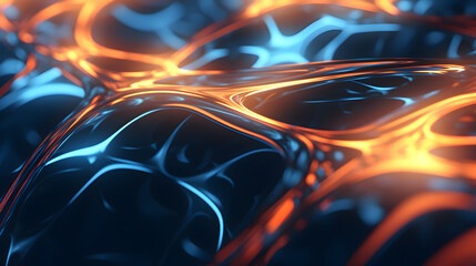wallpaper futuristic organic structure  Pro Photo,,
Close up of metal object with lights in the background 

