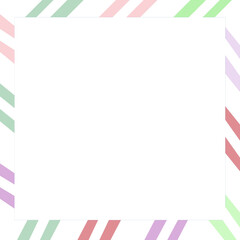 frame with stripes