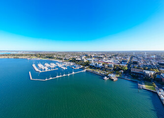 Geelong Waterfront and CBD in Australia