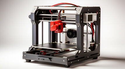 Cutting-Edge Innovation: Sleek 3D Printer with Plastic Printing