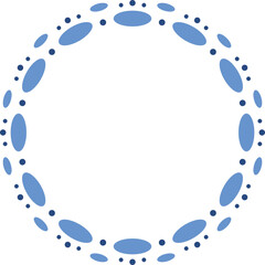 Circle Frame Dot Vector