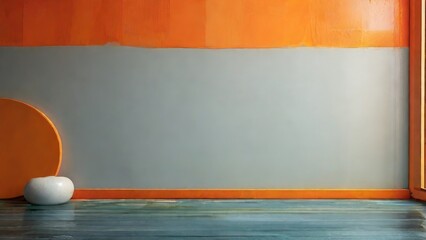 orange wall painting texture background
