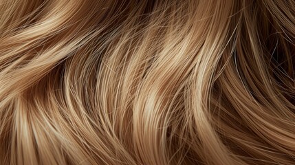 Closeup blond hair. Women's hairstyle. Hair texture