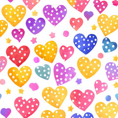 Back ground of hearts