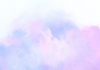Fototapeta na wymiar pastel colored clouds, cloudscape, on transparent background clip art clip art