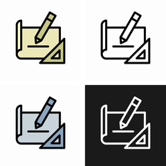 Custom Project vector information sign