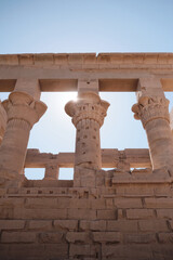 Philae temple, ruins