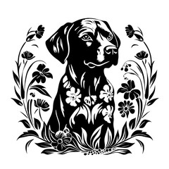 dog silhouette, dog png, dog svg, dog vector, tiger, animal, vector, head, tattoo, cat, wild, illustration, dog, lion, mammal, drawing, face, art, logo, design, black, tribal, silhouette, animals, wil