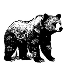 Bear clipart, valentine day, valentine clipart, cute bear svg, animal svg, animal eps, animal clipart, jungle png, tiger, animal, vector, tattoo, head, cat, wild, illustration, mammal, bear, logo, des