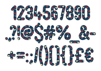 Versatile Collection of Elegance Numbers and Punctuation for Various Uses