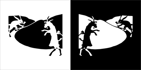 Illustration vector graphics of ChildDarling icon